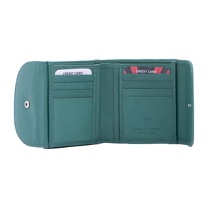 Portafoglio Unisex in Vera Pelle Prodotto Fashion 10x9x2,5 cm