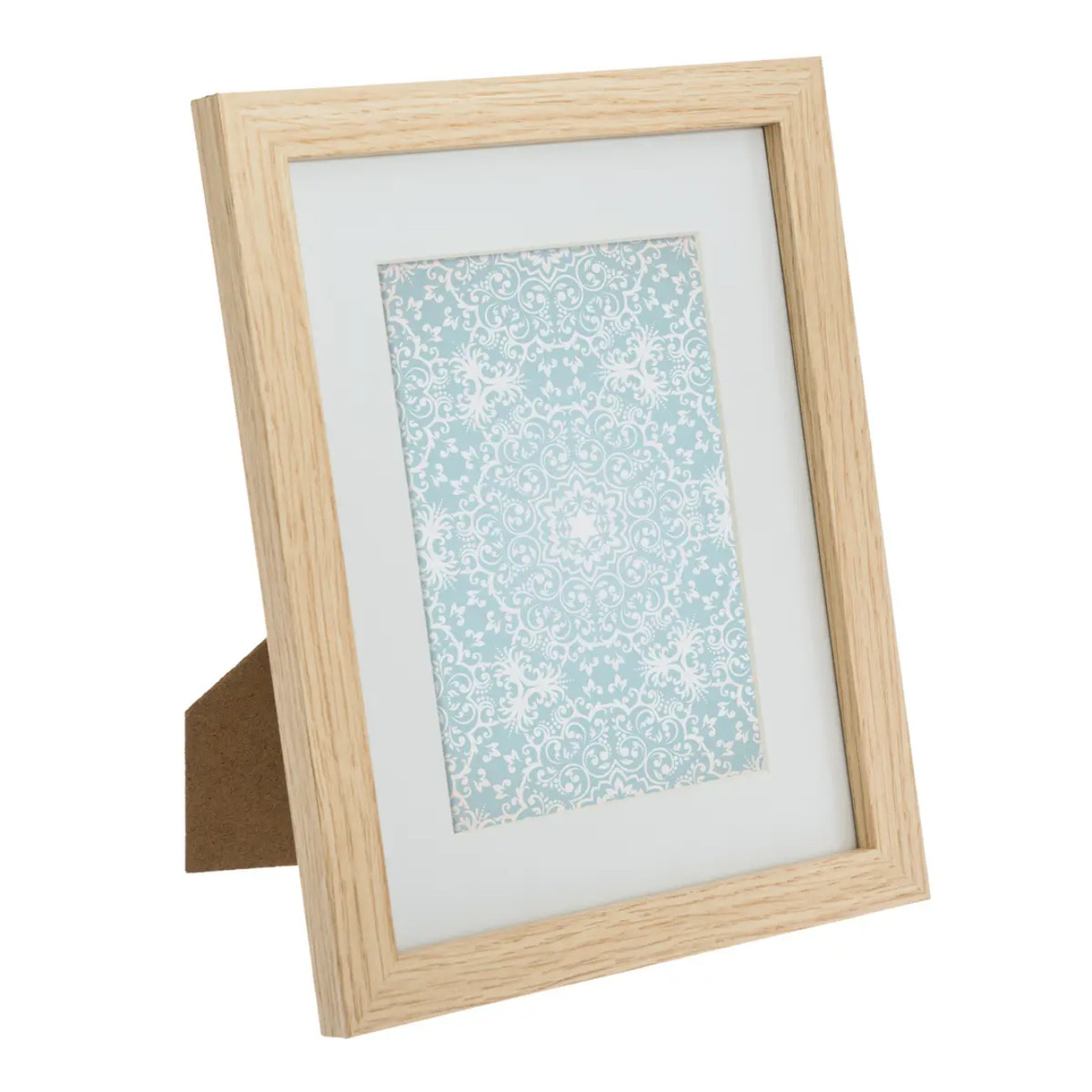 Set de 5 cadres "Ethnique" bois naturel