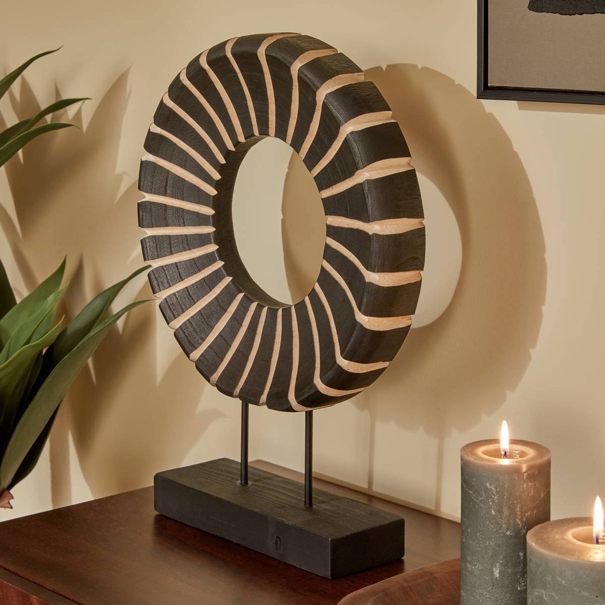 Objet déco Nyero H.47cm noir