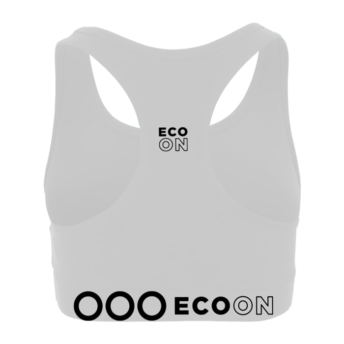 Sujetador deportivo donna ECOON La Bressolaise - Bianco