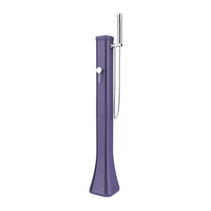Douche solaire de voyage basse avec douchette mobile violet Happy Go Arkema Design (HG140/4005)