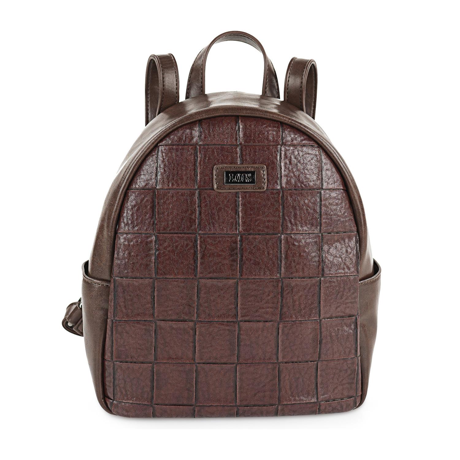 Bolso Mochila Mujer Lois Crossover Marron