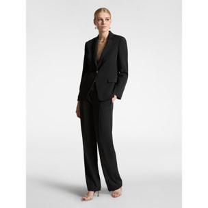 Elena Mirò - Blazer de cady elástico - Negro