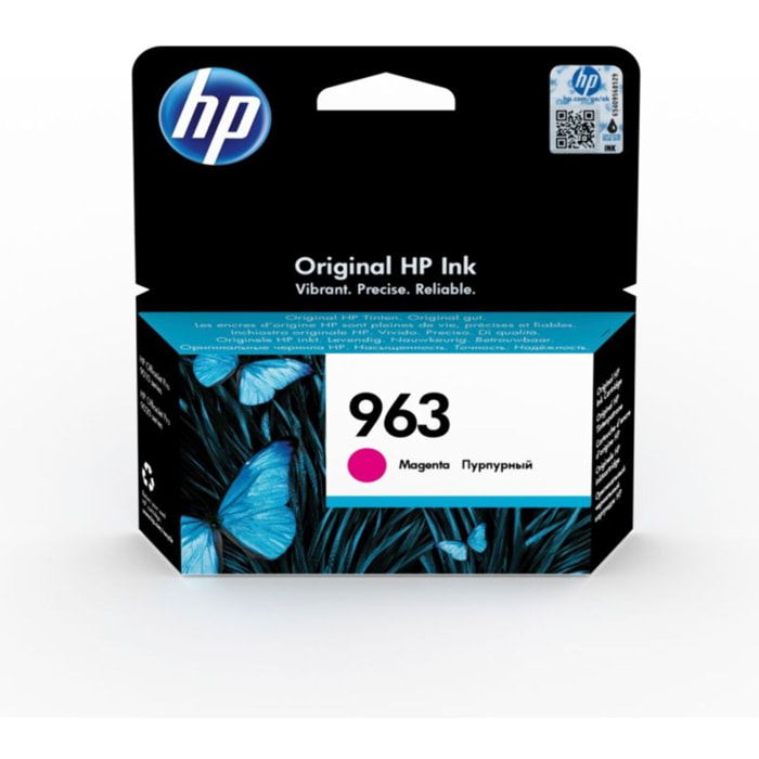 Cartouche d'encre HP Originale 963 Magenta Standard - 3JA28AE