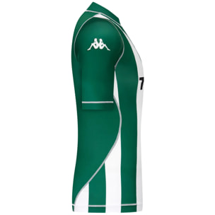 Kappa - Camisetas de juego Hombre Verde - Kombat Xxv Red Star
