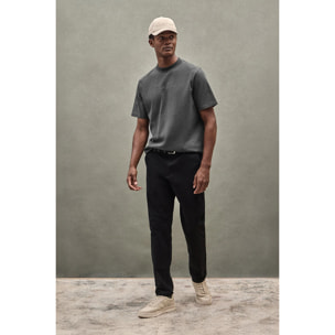 Camiseta JK gris oscuro con logo contrastado Polo Club