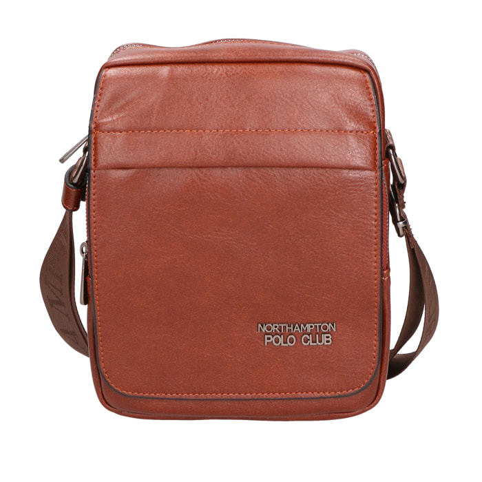 Borsa a tracolla da Uomo in Ecopelle Prodotto Vegano 19x23x7,5 cm