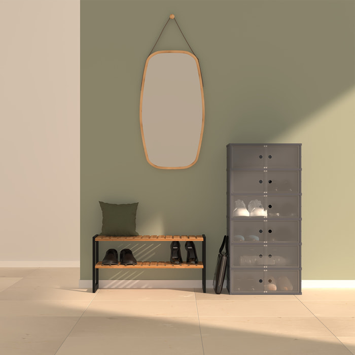 Tour de rangement pliable en plastique