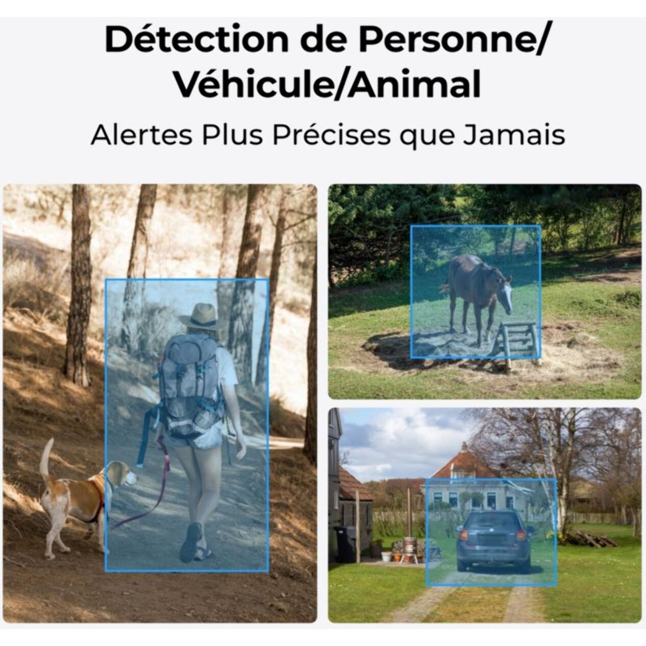 Caméra de surveillance REOLINK G430 Blanche + panneau solaire