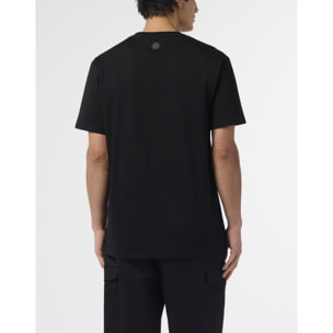 PHILIPP PLEIN Camiseta de cuello redondo y manga corta HEXAGON