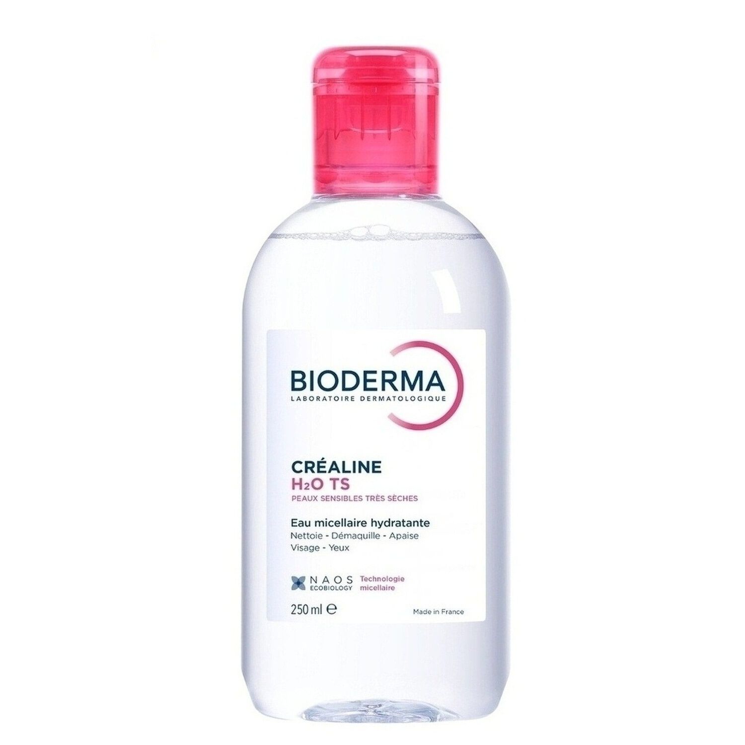 Créaline H2O TS - Eau Micellaire Démaquillante Hydratante - Peaux Sensibles Très Sèches