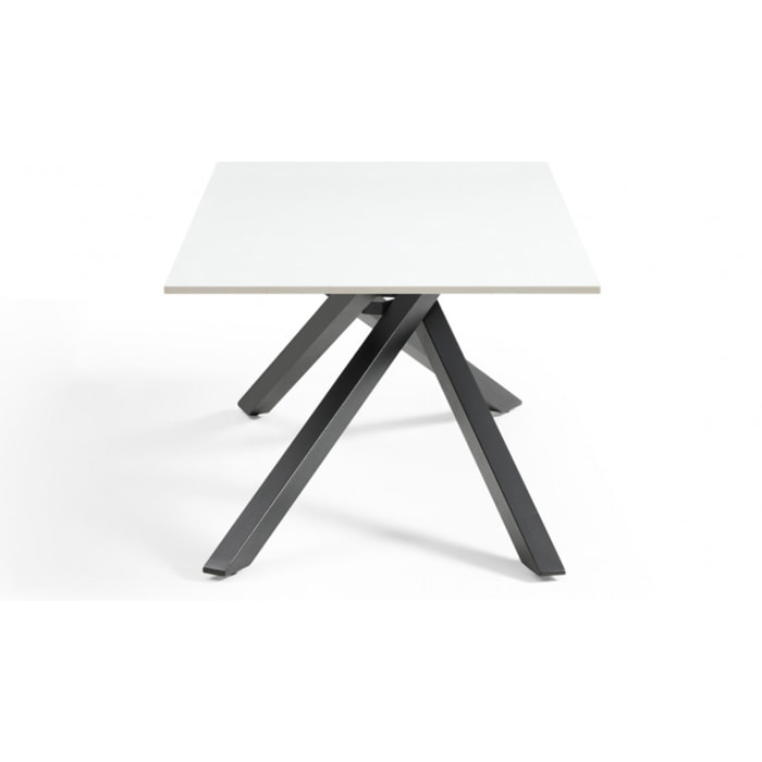 Table basse en céramique 120x60cm blanc pure - UNIK