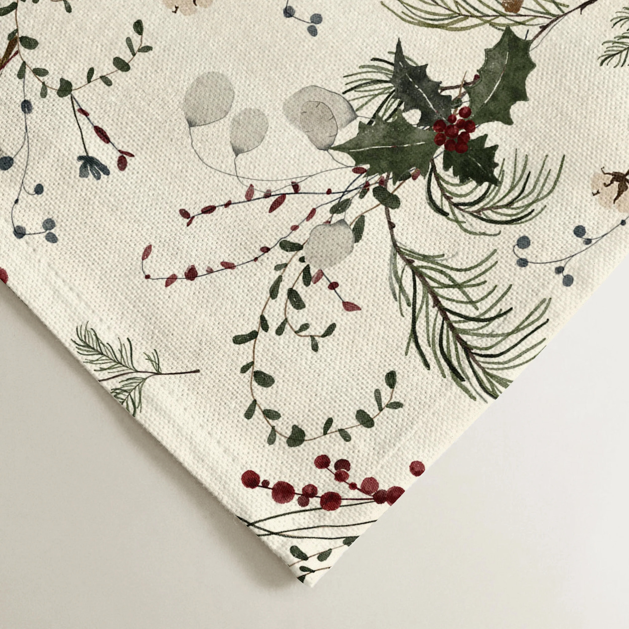 Lot de 2 serviettes Christmas Gui 2-100