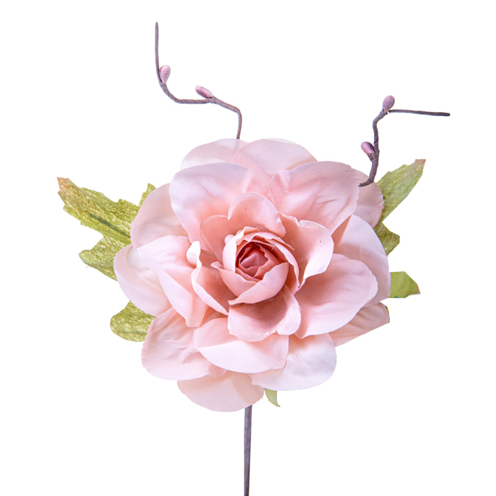 Pick Gardenia. Diametro 10 Cm - Pezzi 12 - 10X19X10cm - Colore: Altro - Bianchi Dino - Fiori Artificiali