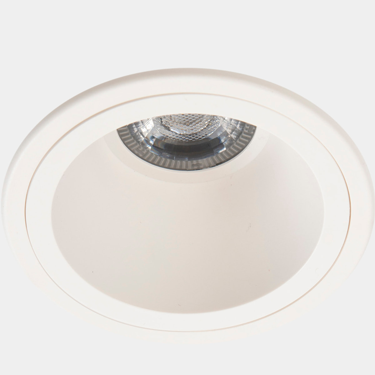 LEDS C4 Downlight Lite Ø75Mm 6.7W Blanco Neutro - 4000K Cri 80 32.2º On-Off Blanco Ip5