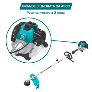 Decespugliatore 42,7cc - 9000 giri