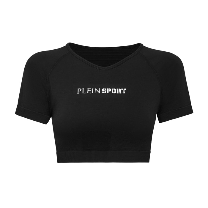 PLEIN SPORT Maglietta con scollo a V