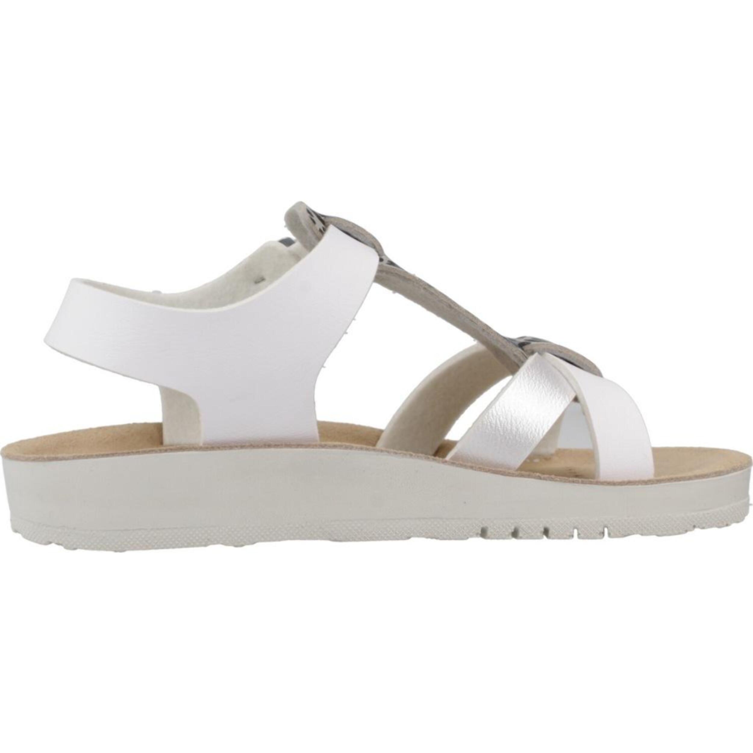 Sandalias Niña de la marca GEOX  modelo J SANDAL COSTAREI GI BLANCO