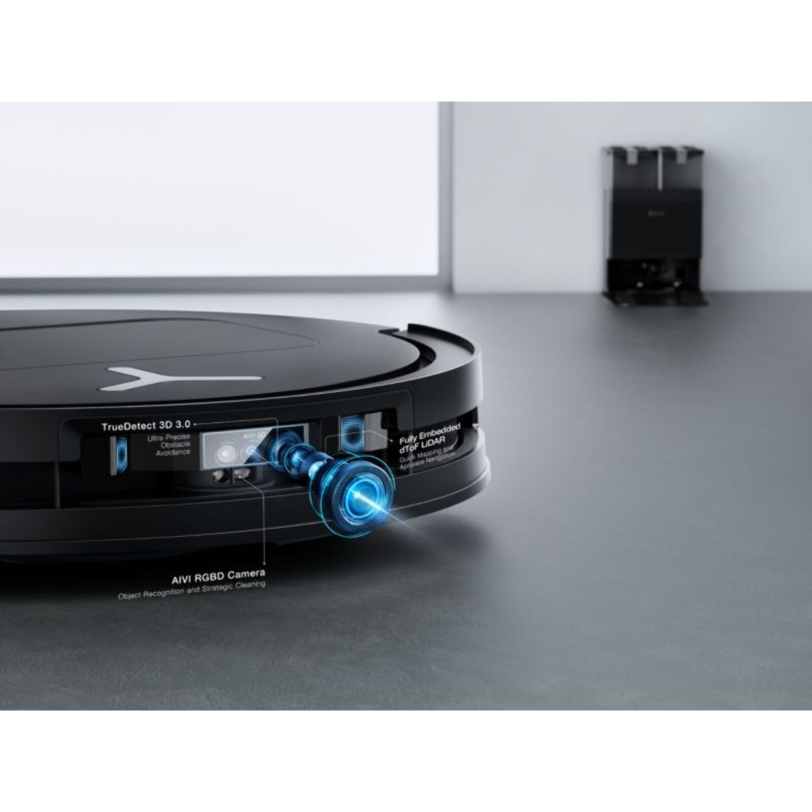 Aspirateur robot ECOVACS Deebot T50 Pro Omni Black EU