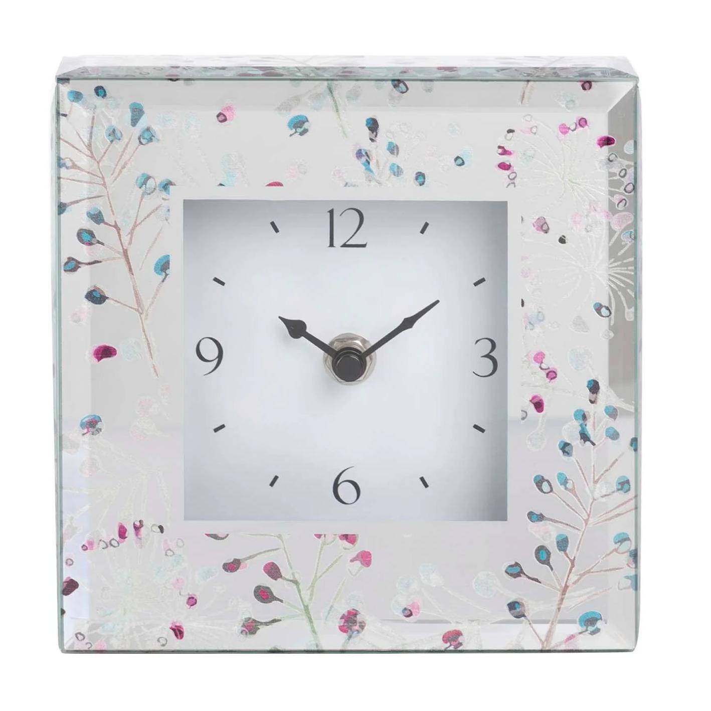 Reloj Cristal Impresion Foil 15x5x15 Cm