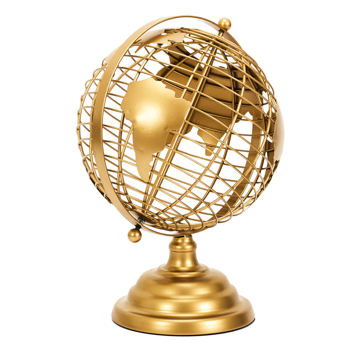 Globe Terrestre Metal Dore