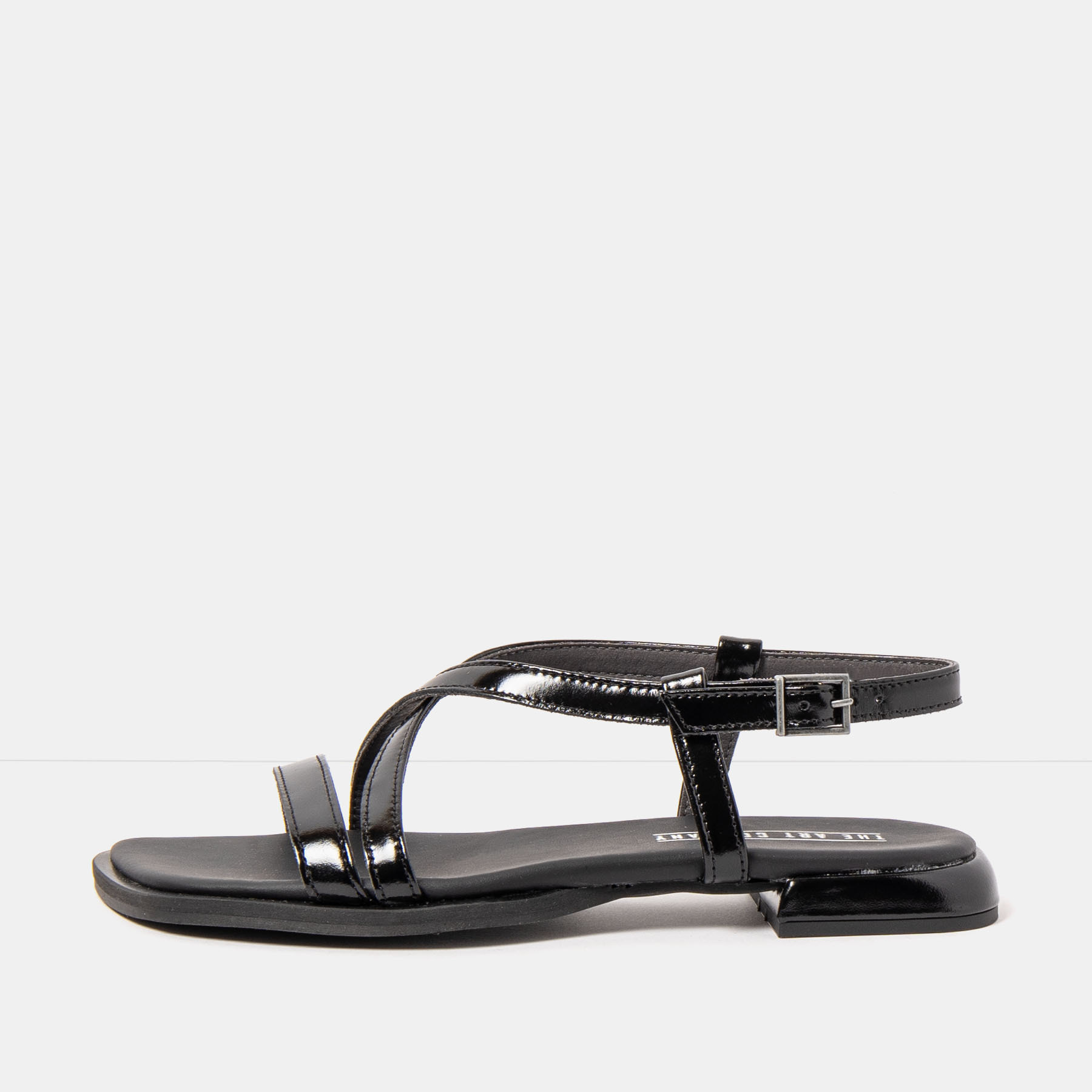 Sandalias 2001 NAPPA SHINNY BLACK / BERGAMO color Black