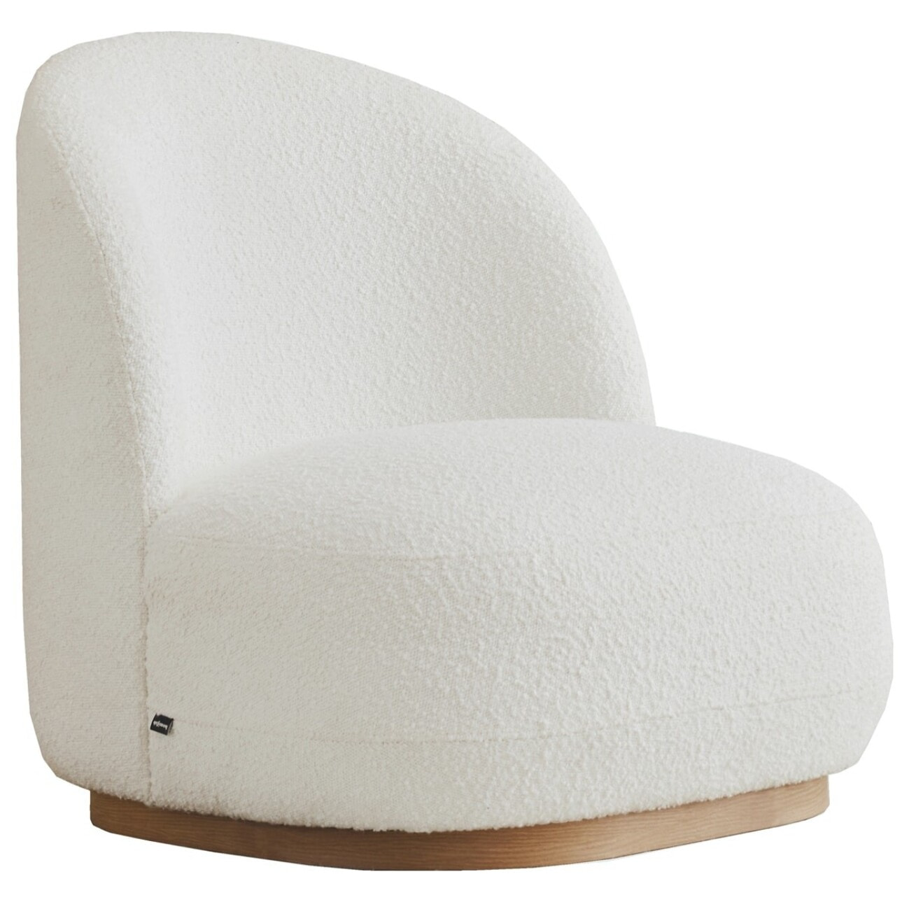Fauteuil en tissu bouclette - COLETTE