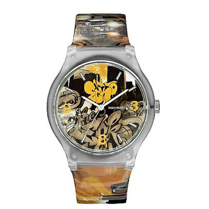 Reloj Marc Ecko E06503M1 Unisex Analogico Cuarzo con Correa de Resina