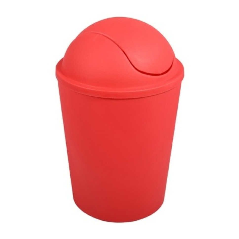 Poubelle à bascule AKO 5,5L Rouge MSV