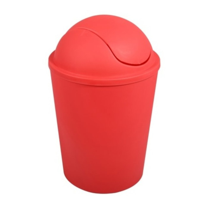 Poubelle à bascule AKO 5,5L Rouge MSV