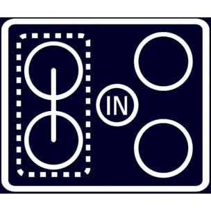 Plaque induction aspirante SIEMENS ED711HQ26E iQ500 combiZone