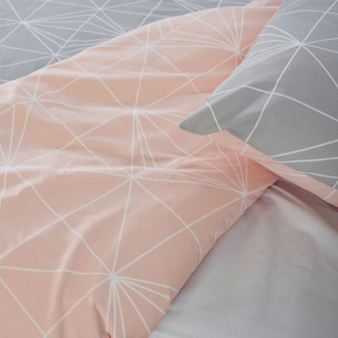 Parure Housse De Couette 3pcs 100% Coton 57 Fils Shyne