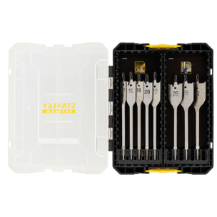 Stanley Coffret de 8 mèches à bois plates
