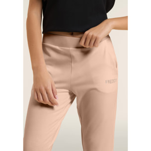 Pantaloni Sportivi Cropped con risvolto e strass FREDDY