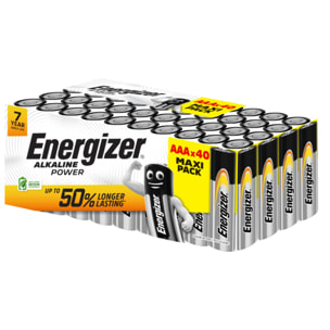 Energizer - Alcaline Power 40 piles AAA