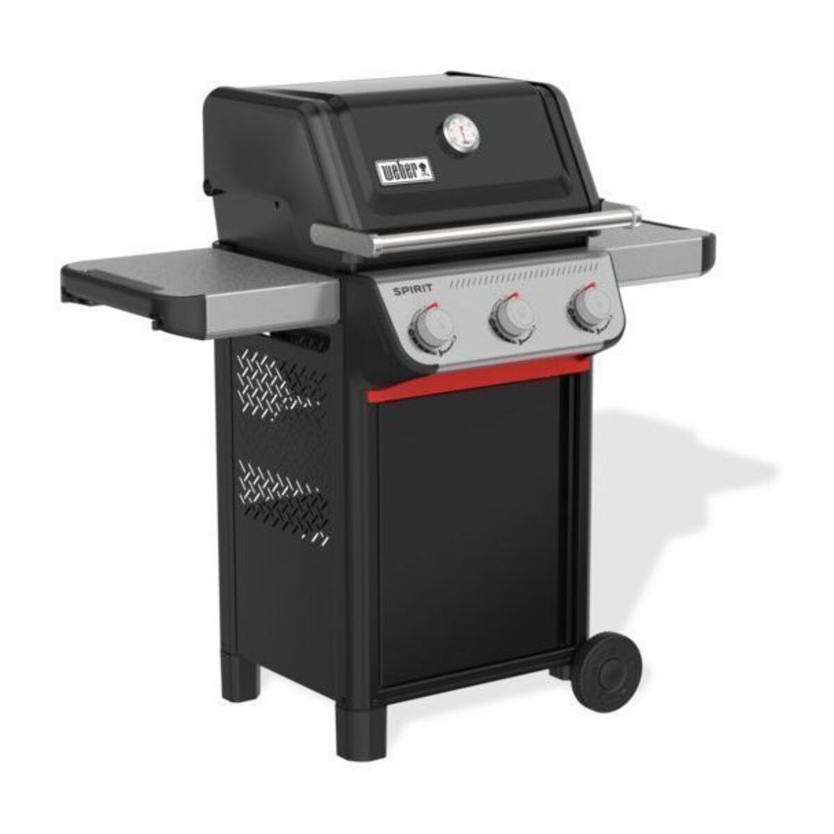 Barbecue gaz WEBER Spirit E-310 black 3 brûleurs sur chariot 52x45 cm