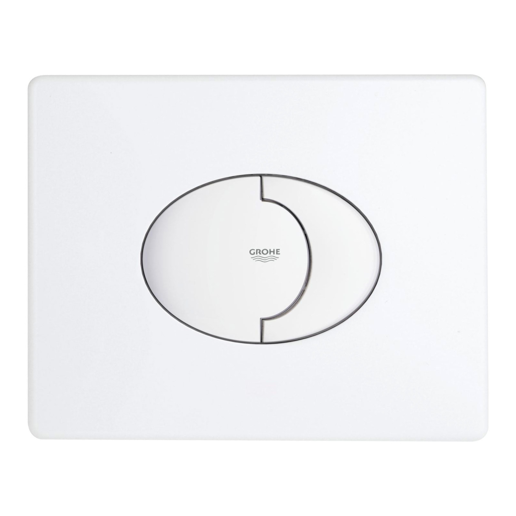 Plaque de commande wc horizontale Skate Air, Blanc alpin