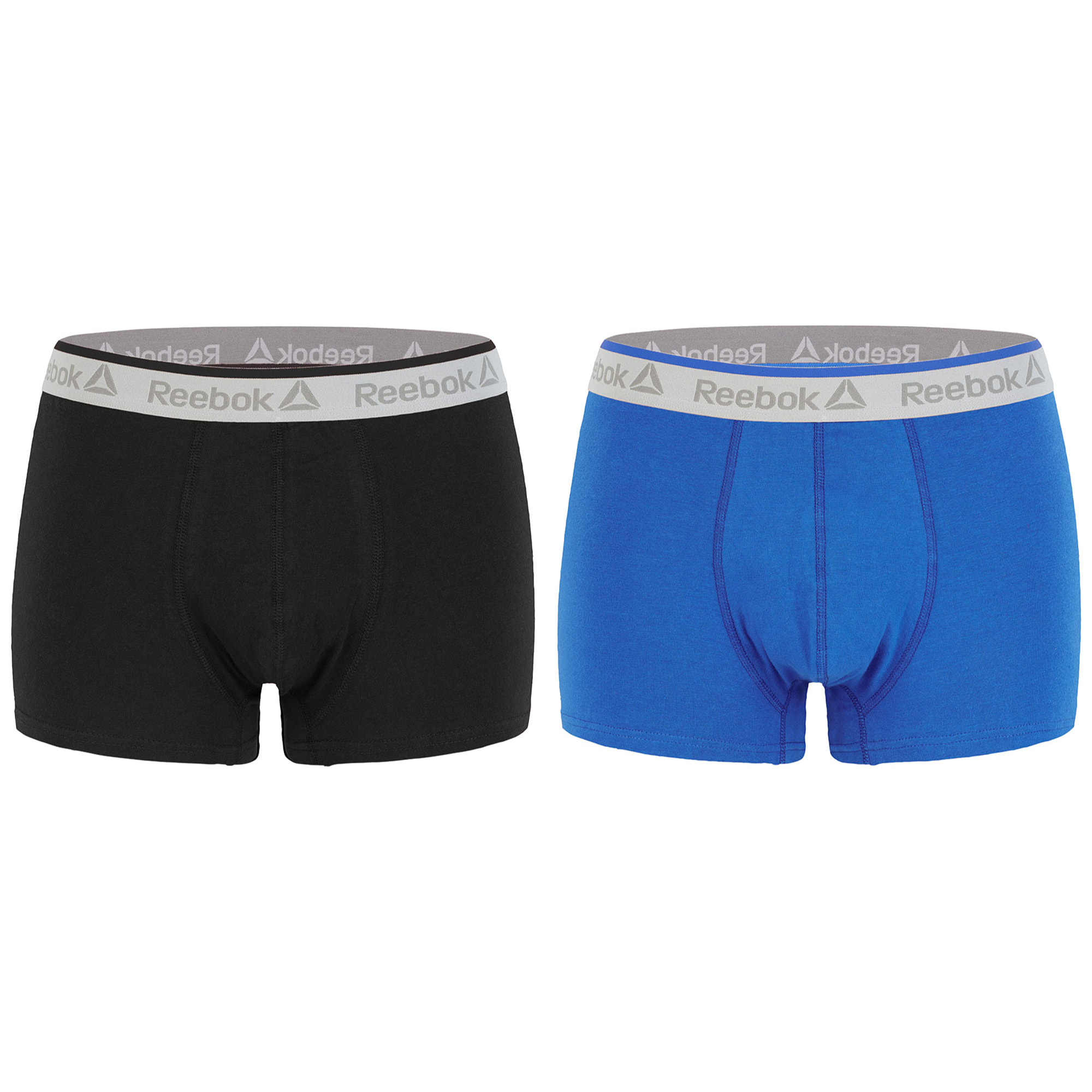 Pack 2 boxer reebok en color negro y azul celeste para hombre