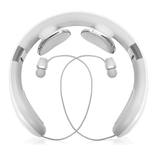 Massaggiatore per collo intelligente con cuffie Bluetooth 5.0.