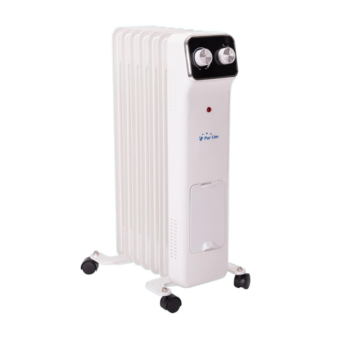 Radiateur d'huile blanc avec réservoir d'humidification 1500   W