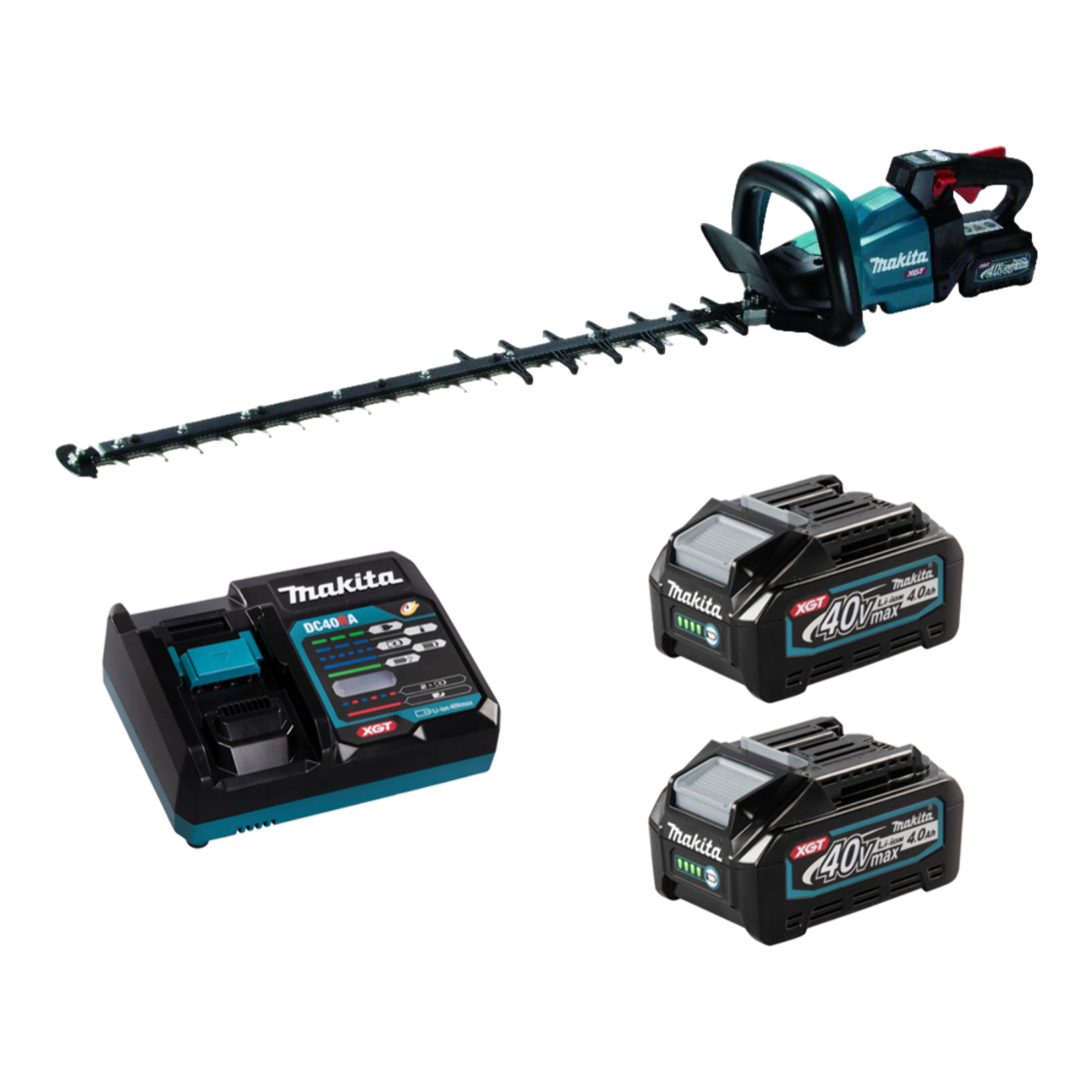 Cortasetos M 75 cm 40V max MAKITA 2 baterías BL4040 + cargador - UH007GM201
