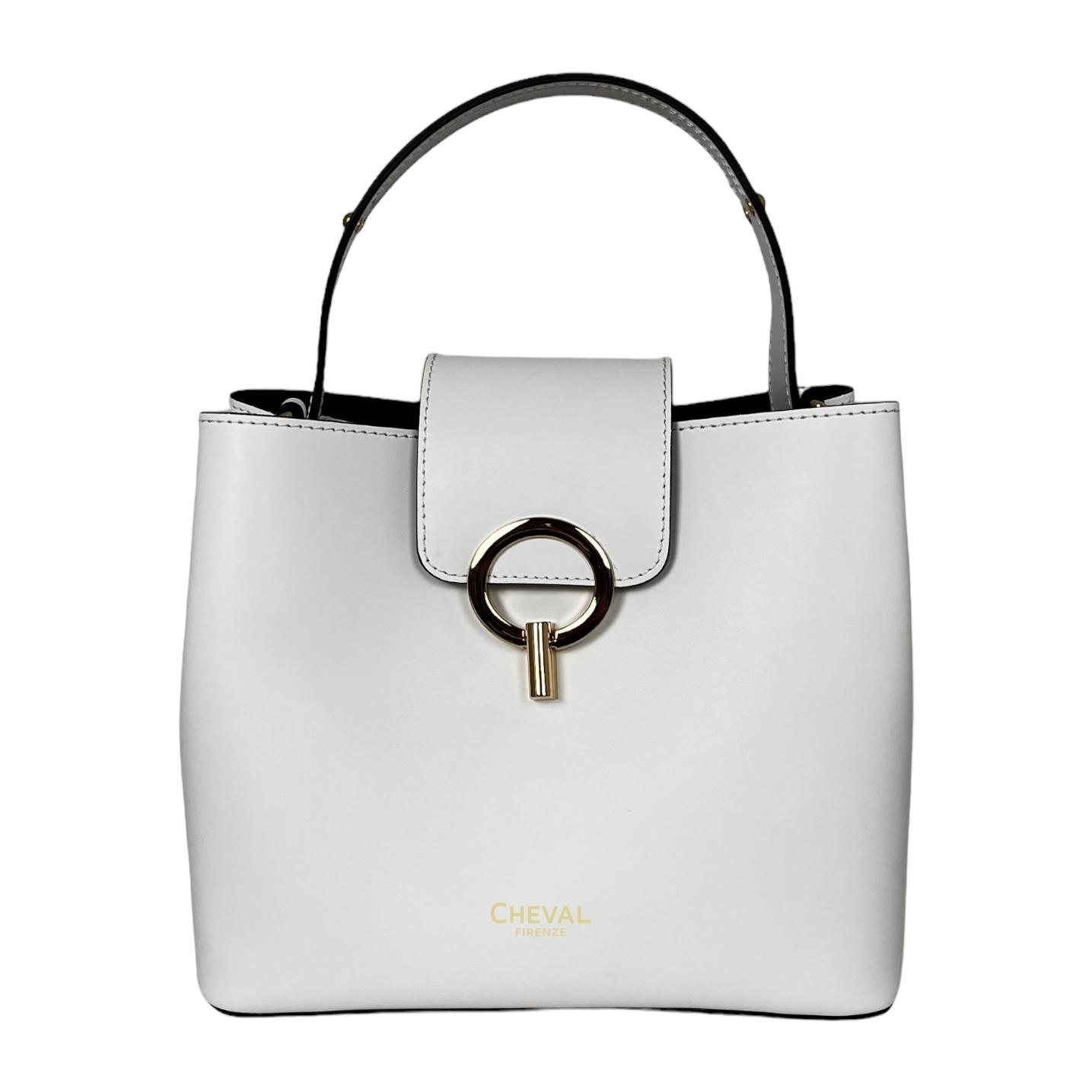 Bolso de mano Cheval Firenze Giulia Blanco