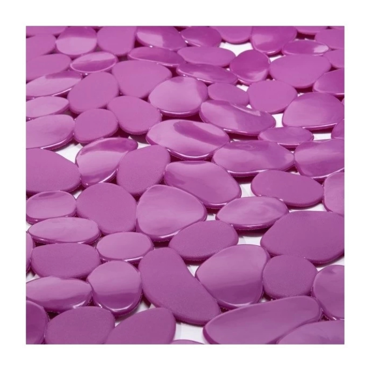 Tapis Fond de douche PVC GALETS 53x53cm Violet MSV