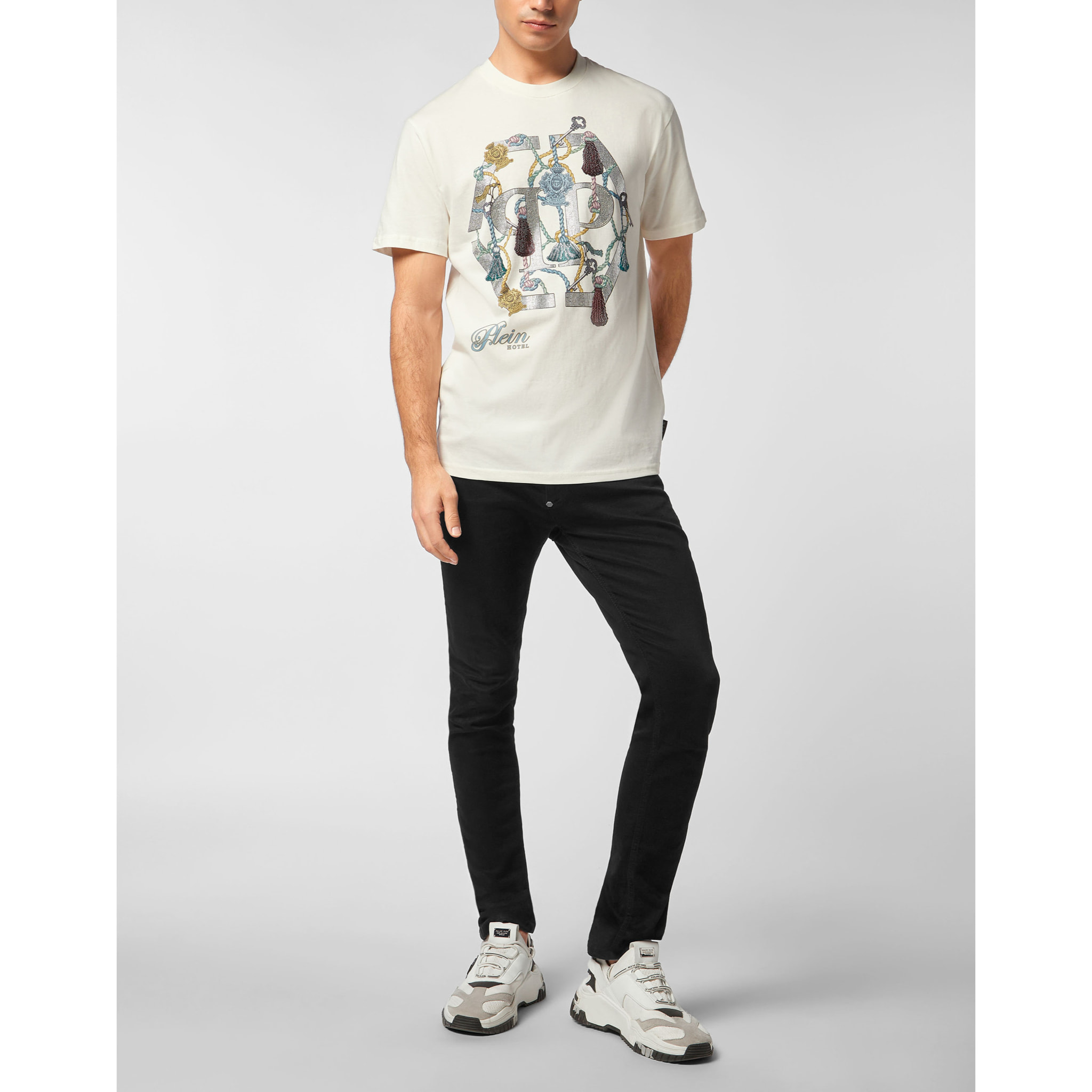 PHILIPP PLEIN Camiseta Cuello Redondo Ss