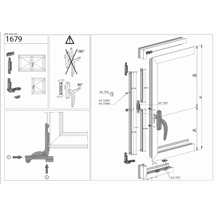 Kit de fermeture FAPIM - 1679