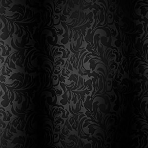 Rideau occultant à motifs tons sur tons 8 oeillets - Noir