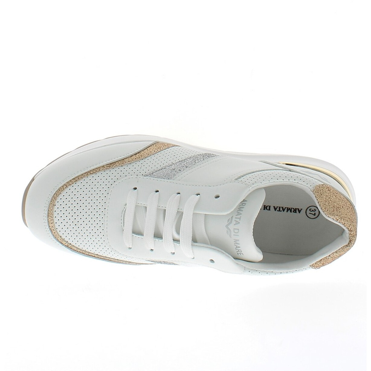 Armata di Mare Scarpe Donna Sneakers Casual con Soletta in Memory Foam AMD S51H39 White