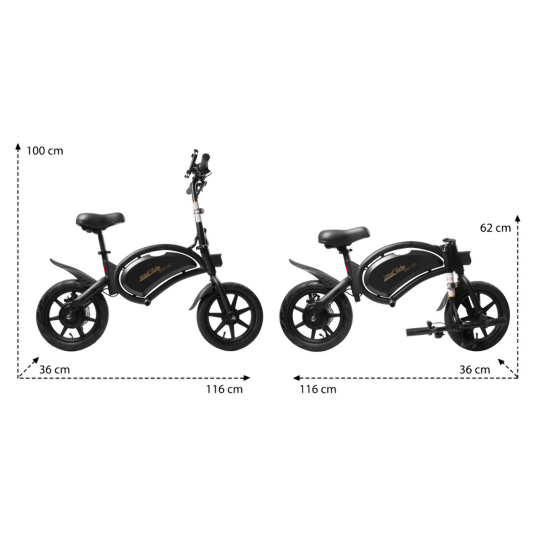 UrbanGlide e-bike 160 - Roues 16'' - Bequille