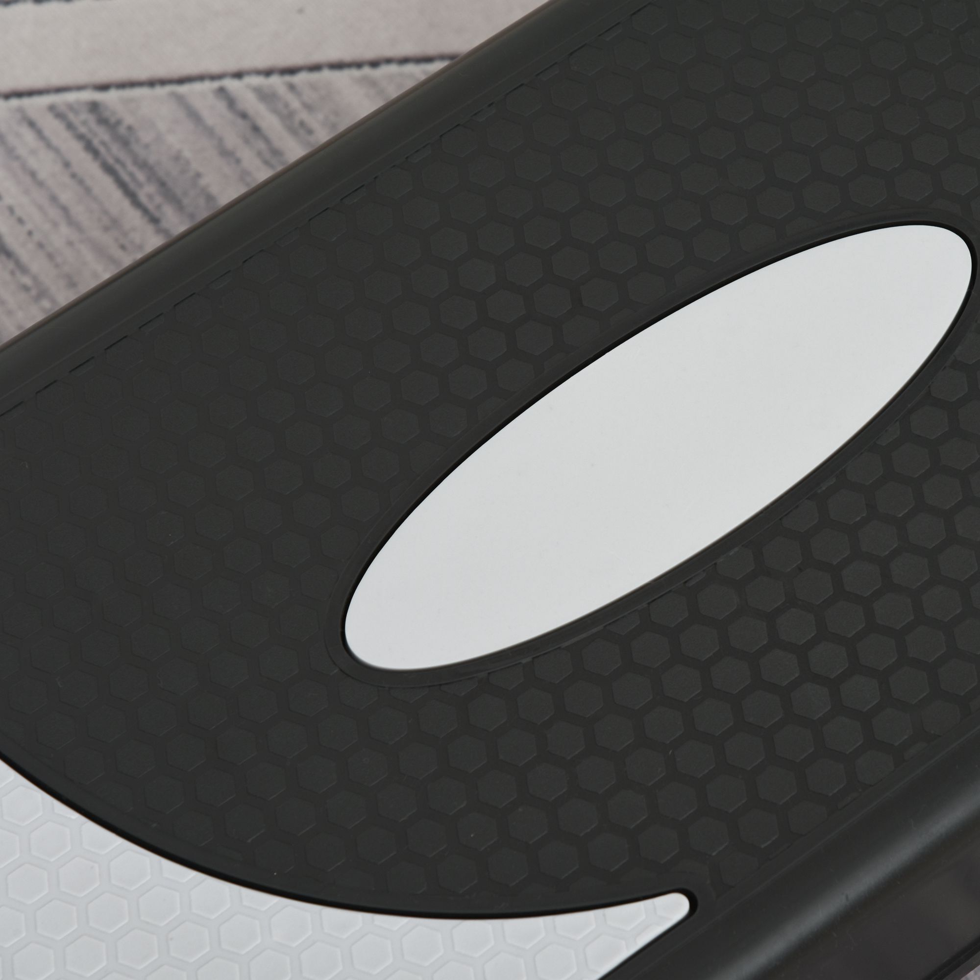 Tabla de Step Antideslizante Plá¡stico 80x31x10-20cm Negro