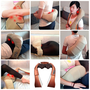 Massaggiatore intelligente con funzione termica. Speciale per uso su collo, schiena e ventre.